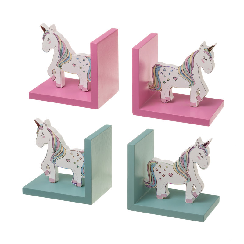 Isabelle & Max Unicorn Bookends Wayfair.co.uk
